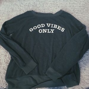 Good vibes only sweatshirt <3 (forever21)